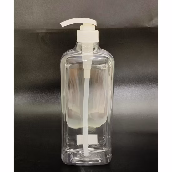 250ml 1L 정사각형 애완 동물 화장품 포장 샴푸 로션 플라스틱 병