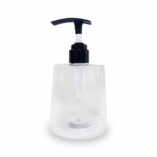 공장 500ml 핸드 워시 소독제 플라스틱 화장품 투명 흰색 애완 동물 병 (펌프 포함)